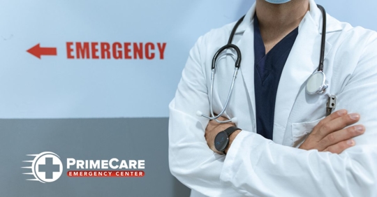doctor in emergency room